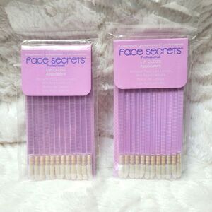 Face Secret Professional Lip Gloss Applicators Sealed 2 Packs of 12 New 24 Total